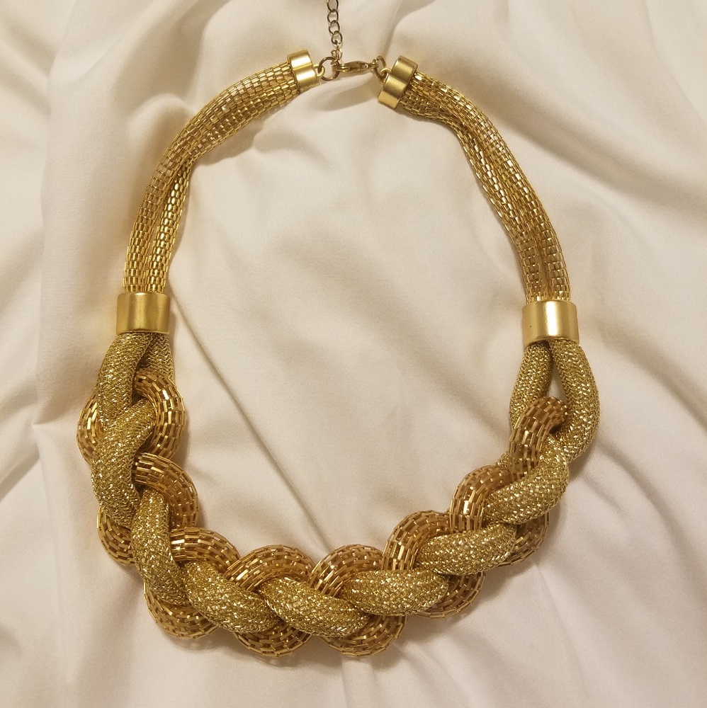Target Gold Statement Necklace - Picture 5 of 6
